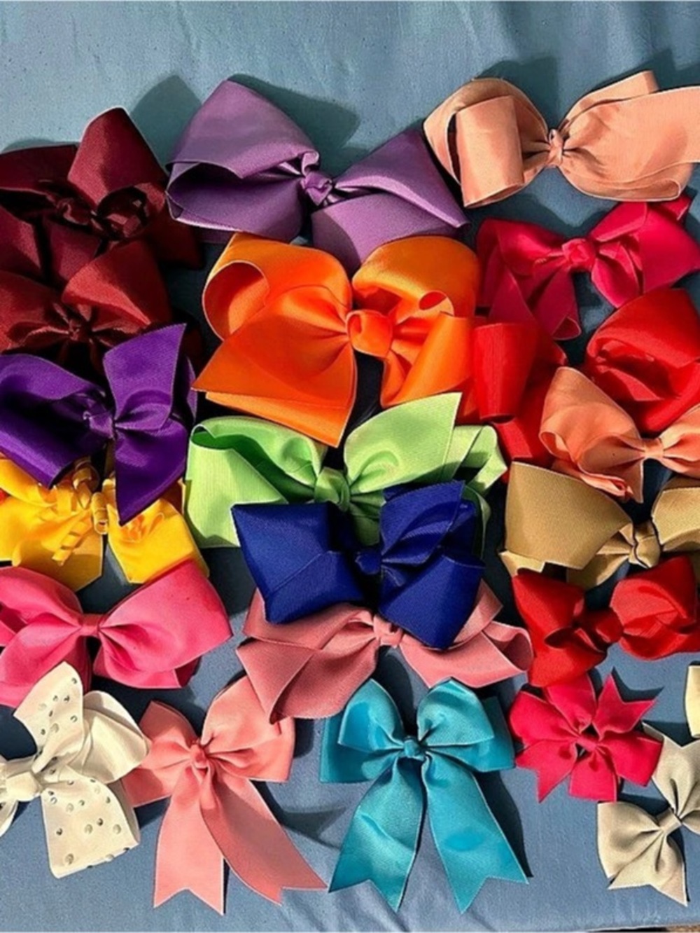Multicolor Hair Bow Set